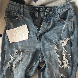 Hollister Distressed Blue Jeans
